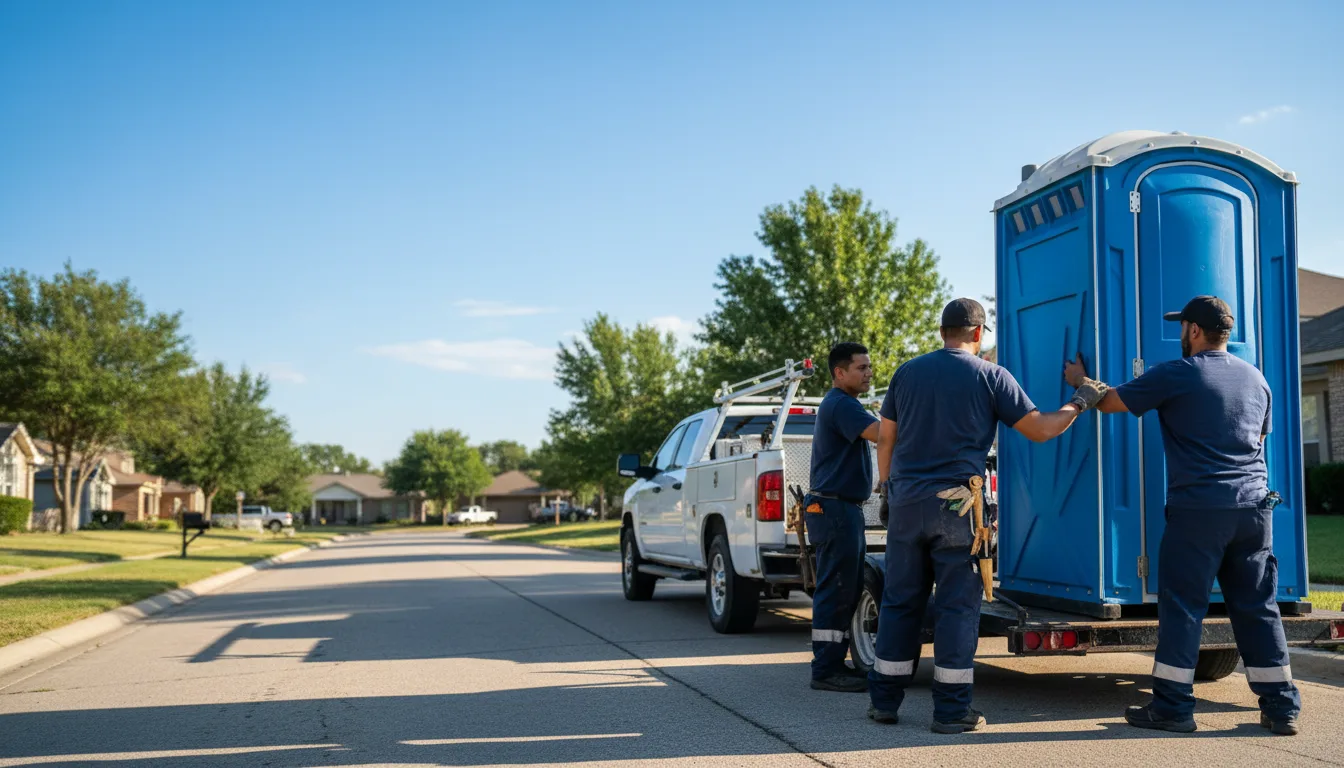 Portable Toilet Rental in Grandview, TX near me